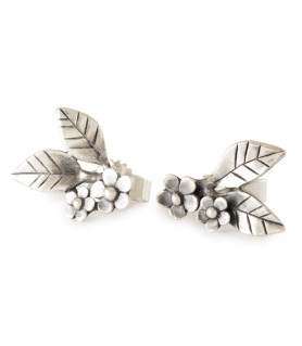 Power of flowers - Trollbeads silver stud earrings Trollbeads - das Original - 1