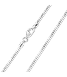 Snake chain with lobster clasp 1.2 mm silver Steindesign - 1