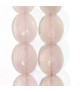 Rosenquarz, oval fac 16x 22mm  - 1