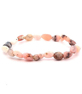Andenopal rosa Armband Tumble  - 1