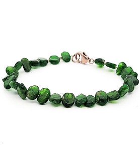 Chrome diopside bracelet  - 1