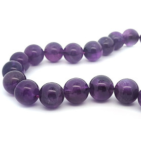 Amethyst, Strang 14 mm  - 1