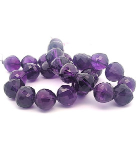Amethyst, Strand Fancy faceted 12 x 14 mm  - 1