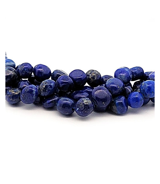 Lapis Lazuli, Strang Tumble 8-9 x 6-7 mm - 1 Lapis Lazuli, Strang Tumble 8-9 x 6-7 mm - 1