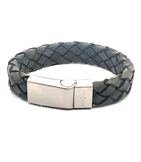 Leather bracelet Carthago dark brown  - 1