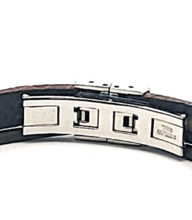 Wendestein bracelet, alligator leather brown, 20.5 cm  - 3