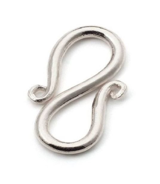 S-buckle 12mm, silver  - 1