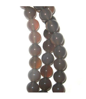 agate grey, ball strand 10mm  - 1