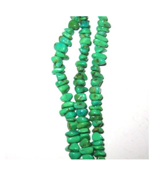 Turquoise green, strand Tumble  - 1