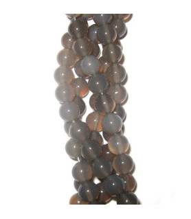 agate grey, ball strand 8mm  - 1