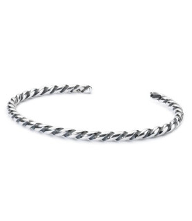 Armreifen Twist, silber Trollbeads - das Original - 1