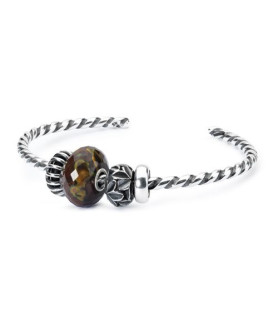 Armreifen Twist, silber Trollbeads - das Original - 2