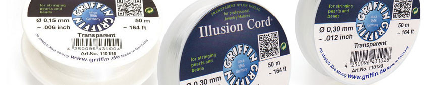 Aufreihmaterial - Nylon - Illusion Cord